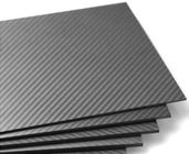 Glossy 1mm Carbon Fiber Sheet 3K Twill Impact Resistant For Contruction Parts